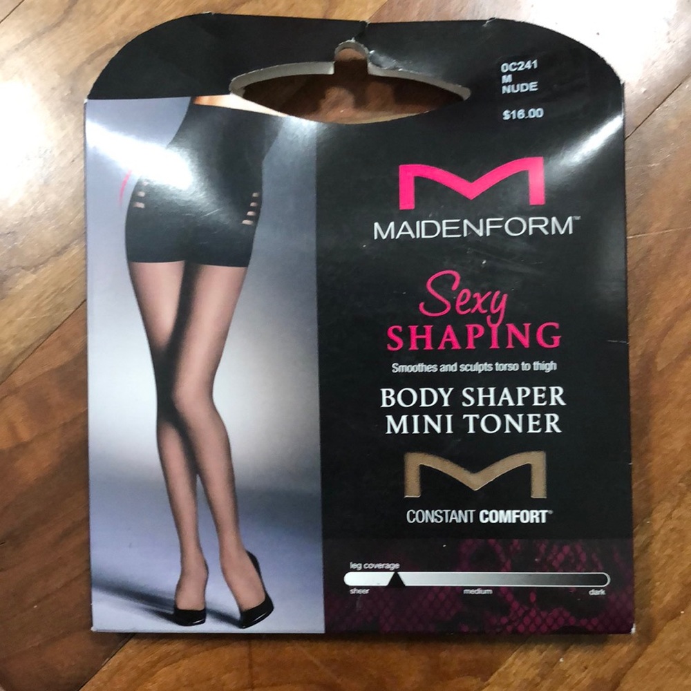 NWT medium nude Maidenform sexy shaping body shaper